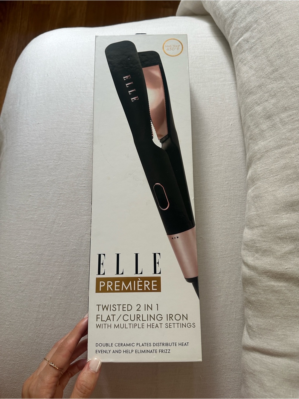 ELLE Première Twisted 2-in-1 Flat and Curling Iron
